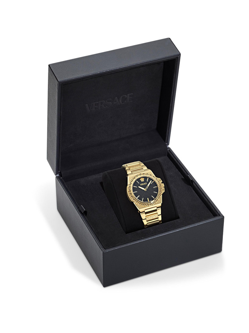 Women's Greca Reaction Stainless Steel Bracelet Watch/38MM - Yellow Gold 5