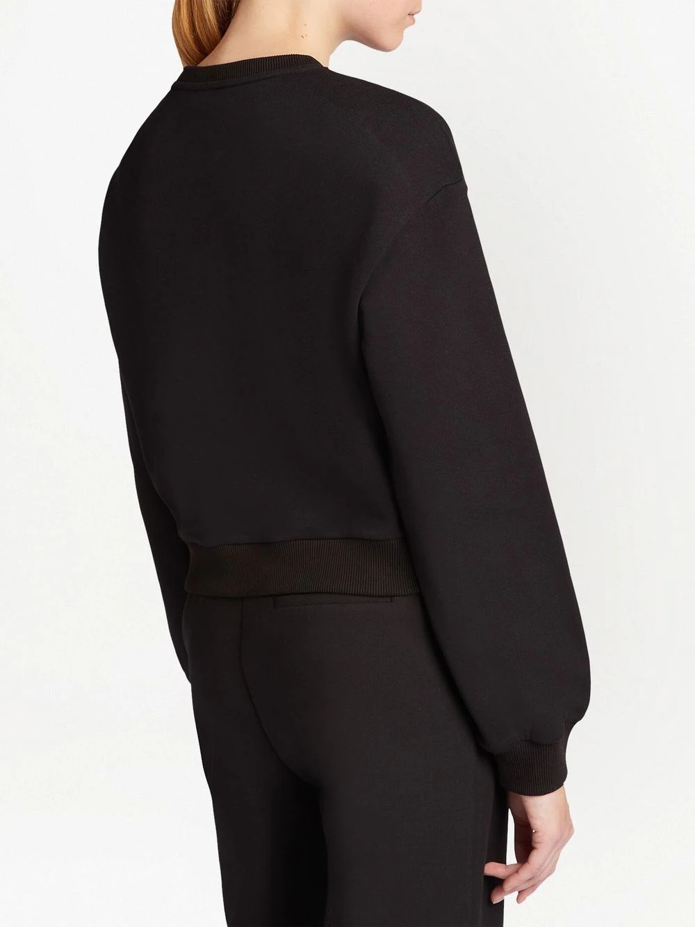 Sauvanne crystal-logo sweatshirt - 5