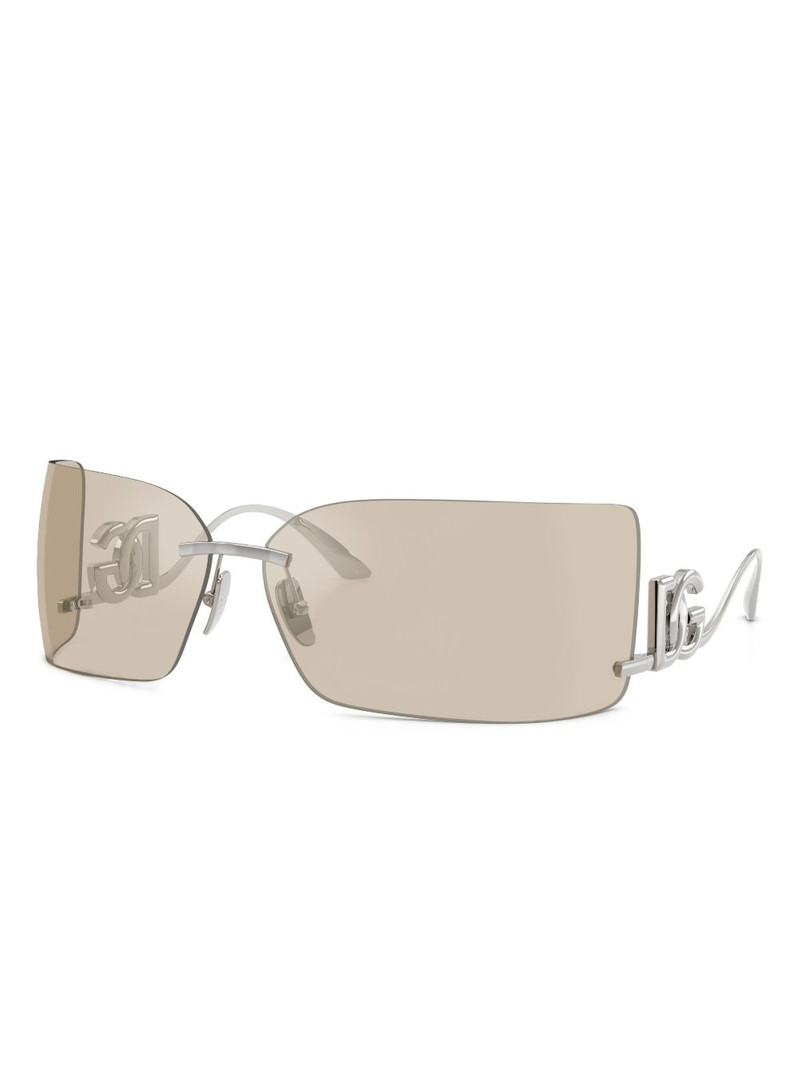 Dolce & Gabbana logo-plaque sunglasses outlook