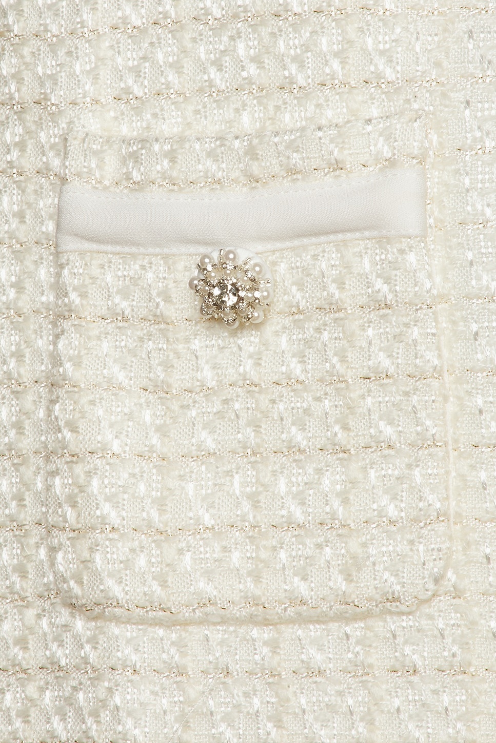 Boucle Bow Mini Dress - 4