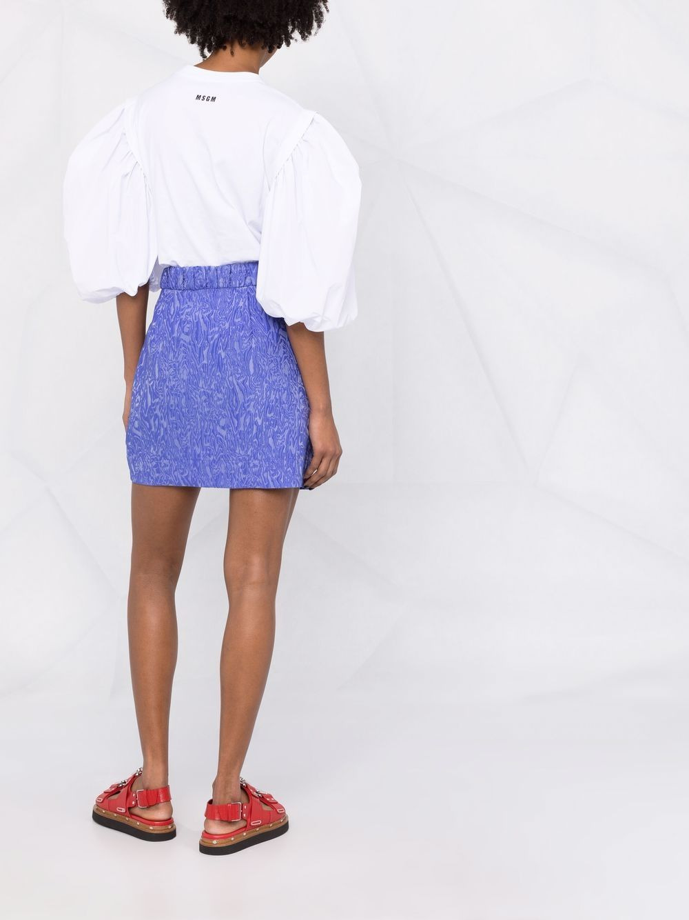 asymmetrical mini skirt - 4