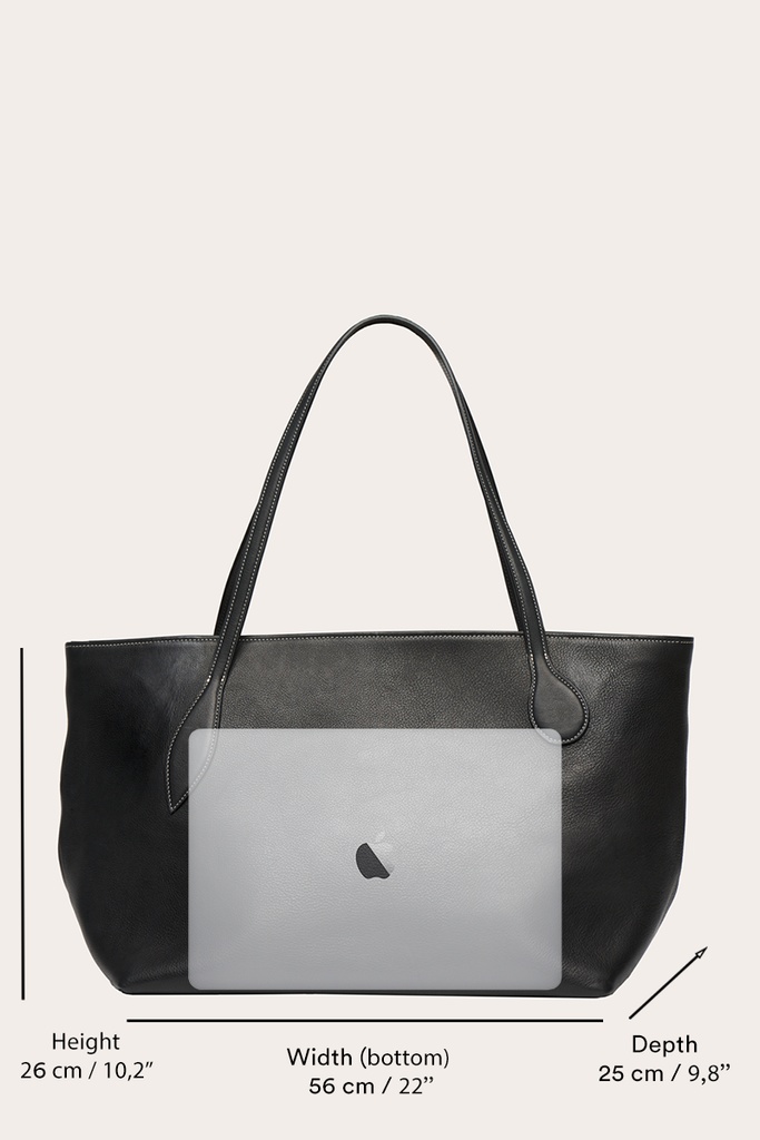 SPROUT TOTE LARGE BLACK - 7