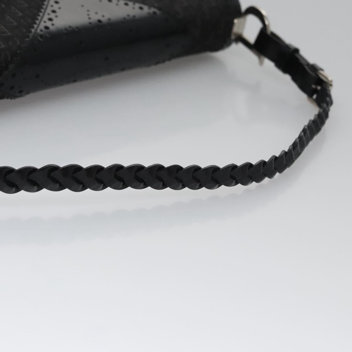DIOR Trotter Canvas Hand Bag Black - 7