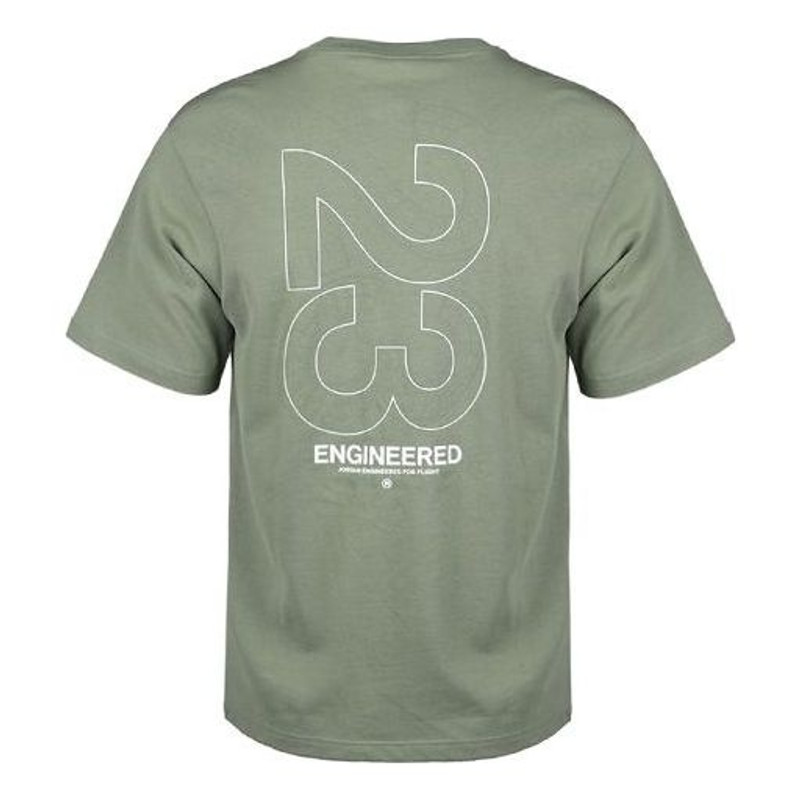 Jordan Air Jordan 23 Enginereed Short Sleeve Round Neck Tops Short Sleeve Green CN3104-353 outlook
