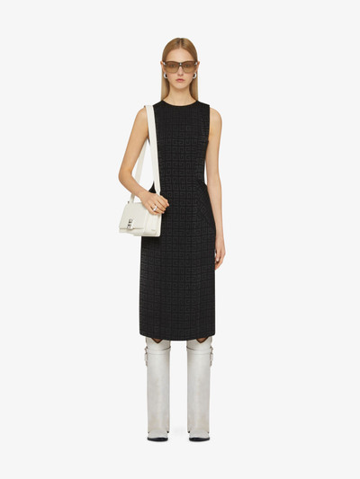Givenchy DRESS IN 4G JACQUARD WITH TULLE AND DRAPE outlook
