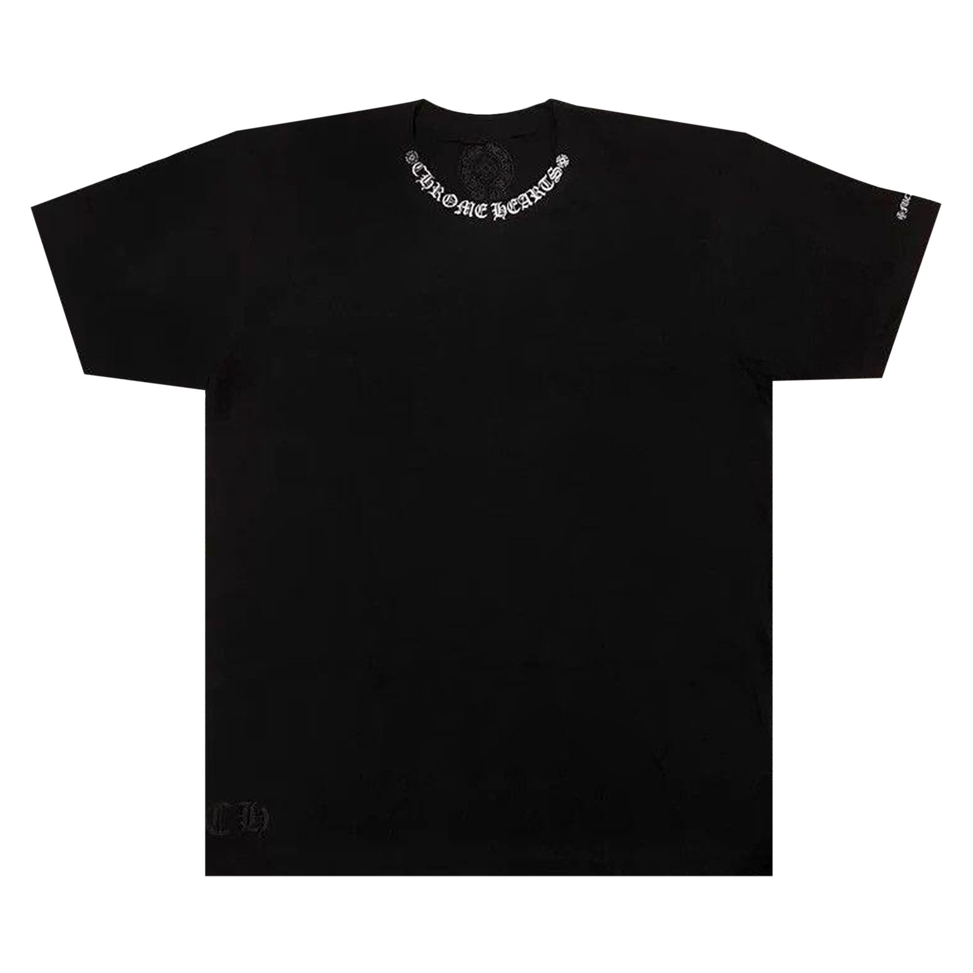 Chrome Hearts Neck Logo T-Shirt 'Black' - 1