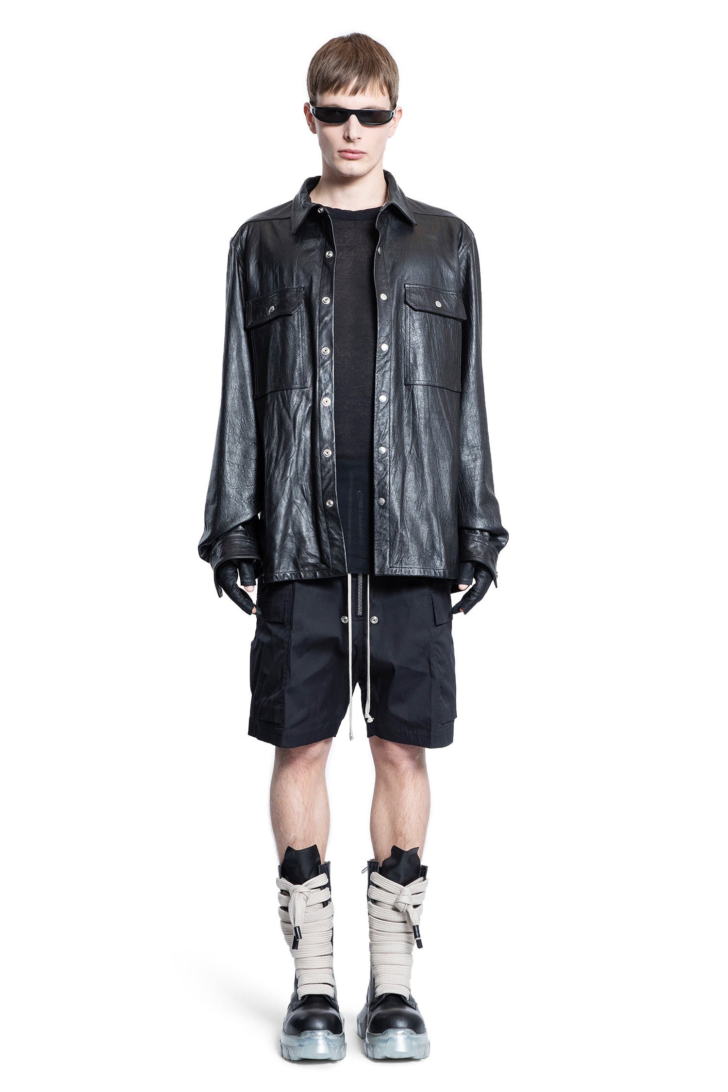【関税込み】Rick Owens グリーン Hollywood Rib 長袖Tシャツ RICK OWENS - TOPS - Rick Owens