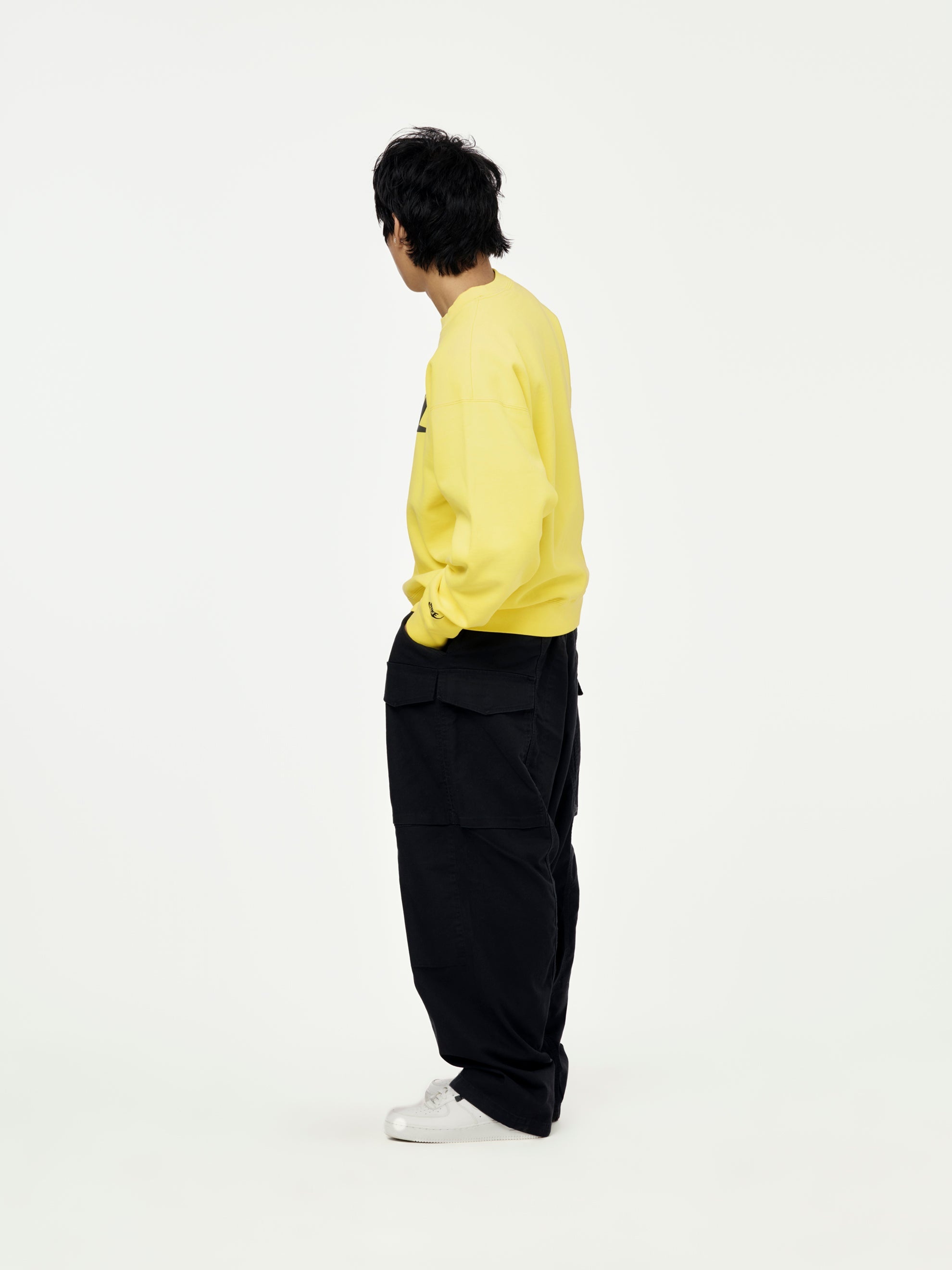 M NRG NIGO CREW FLC (SPEED YELLOW/BLACK) - 5