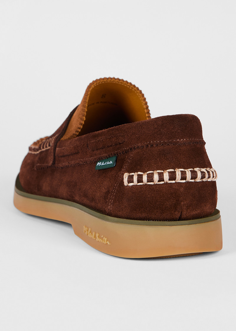 Brown Suede 'Tristain' Loafers 3