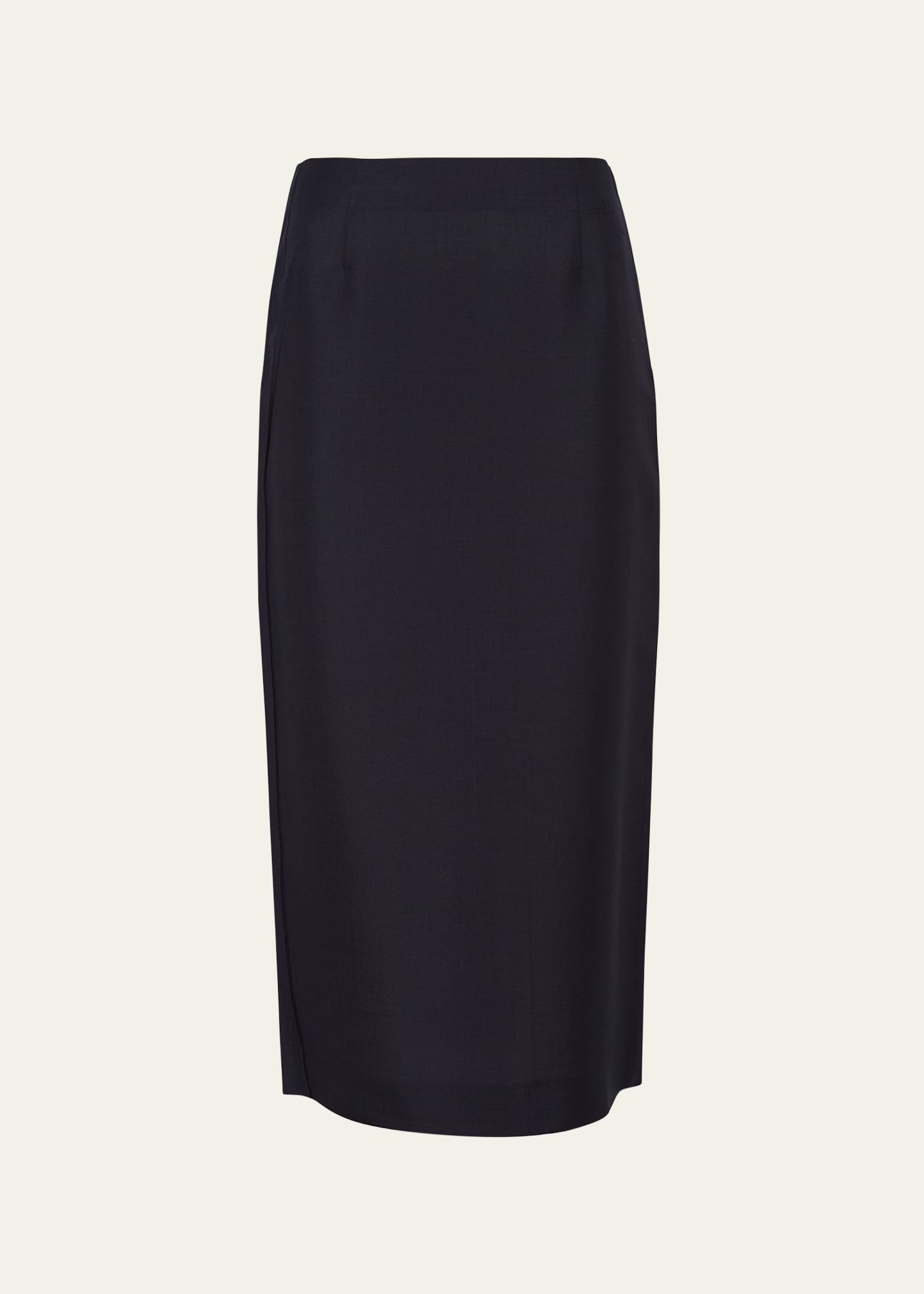 Mohair Pencil Midi Skirt - 1