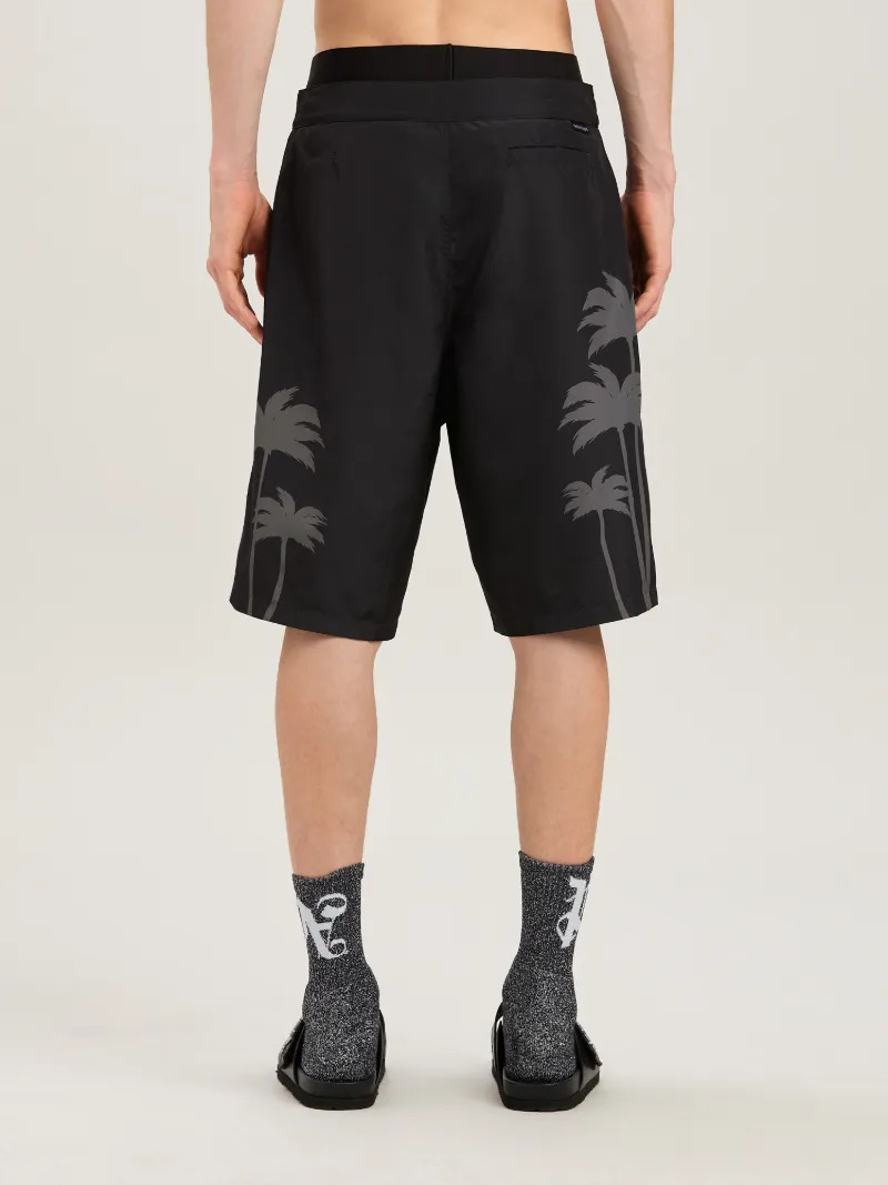 Palms print swim shorts - 5