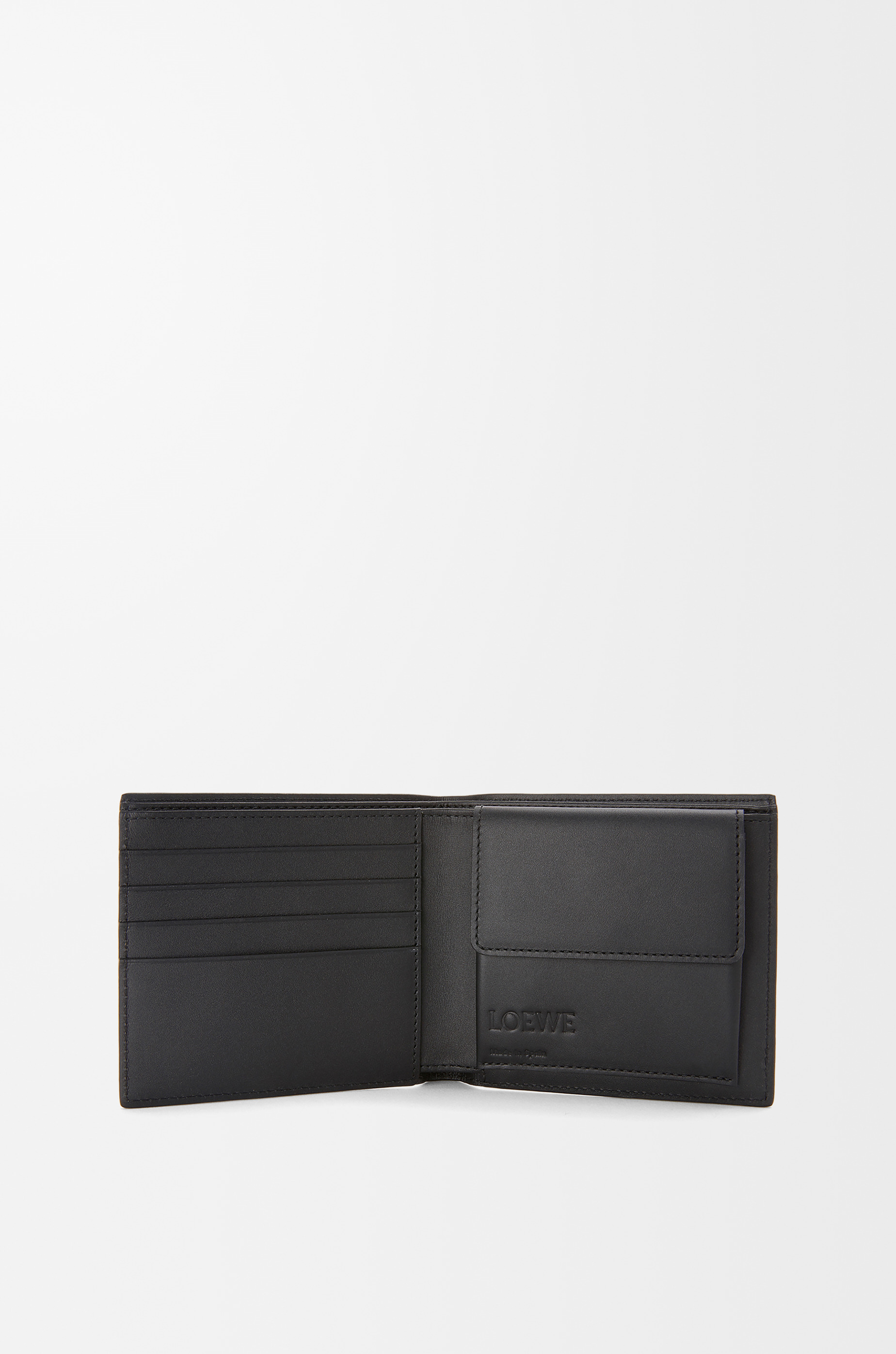 Bifold coin wallet in soft grained calfskin - 6