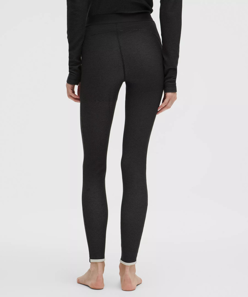 Waffle-Knit High-Rise Base Layer Tight 28" 3
