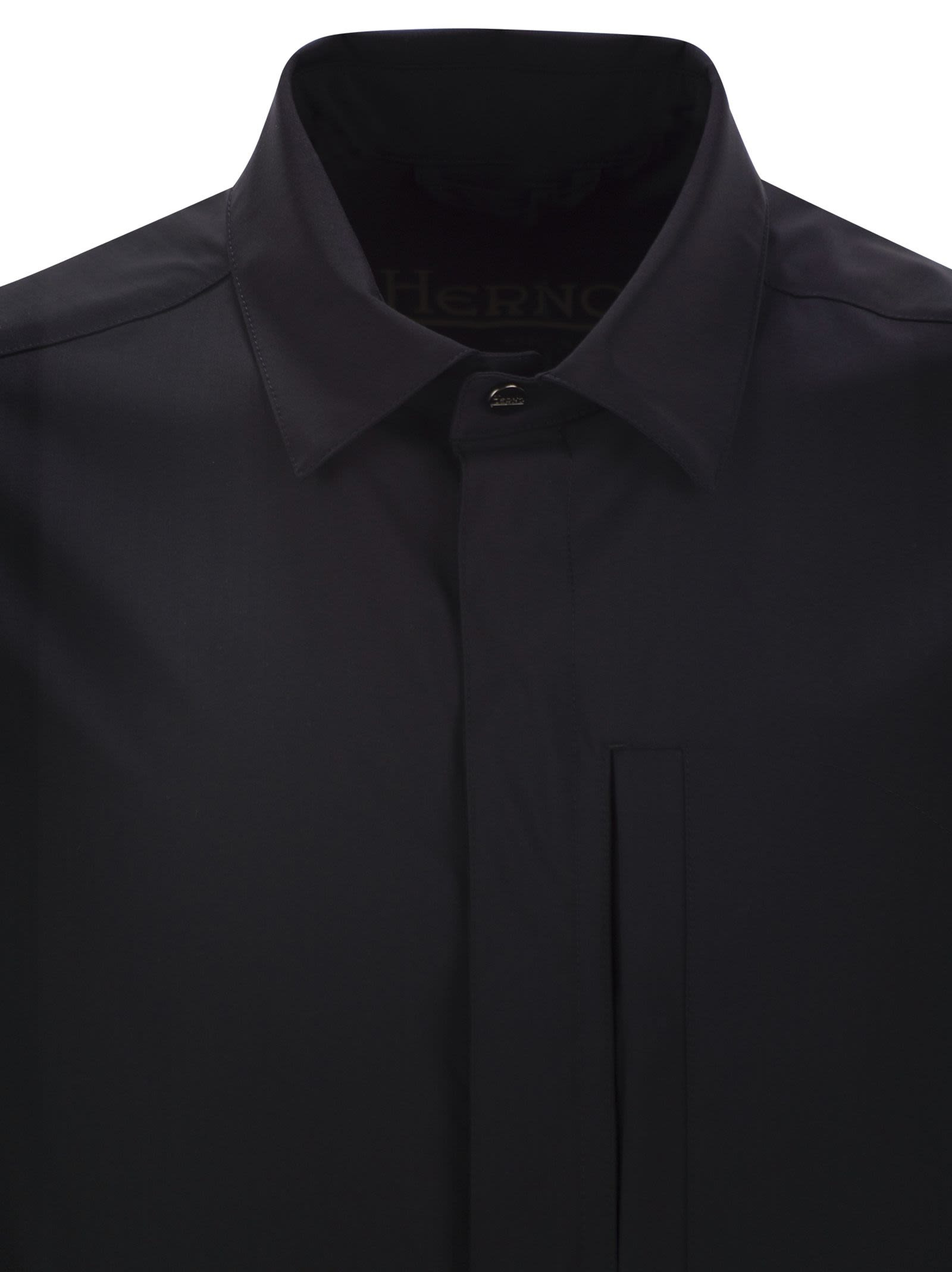 Herno Men Shirt-Cut Jacket In Tech Wool - 4