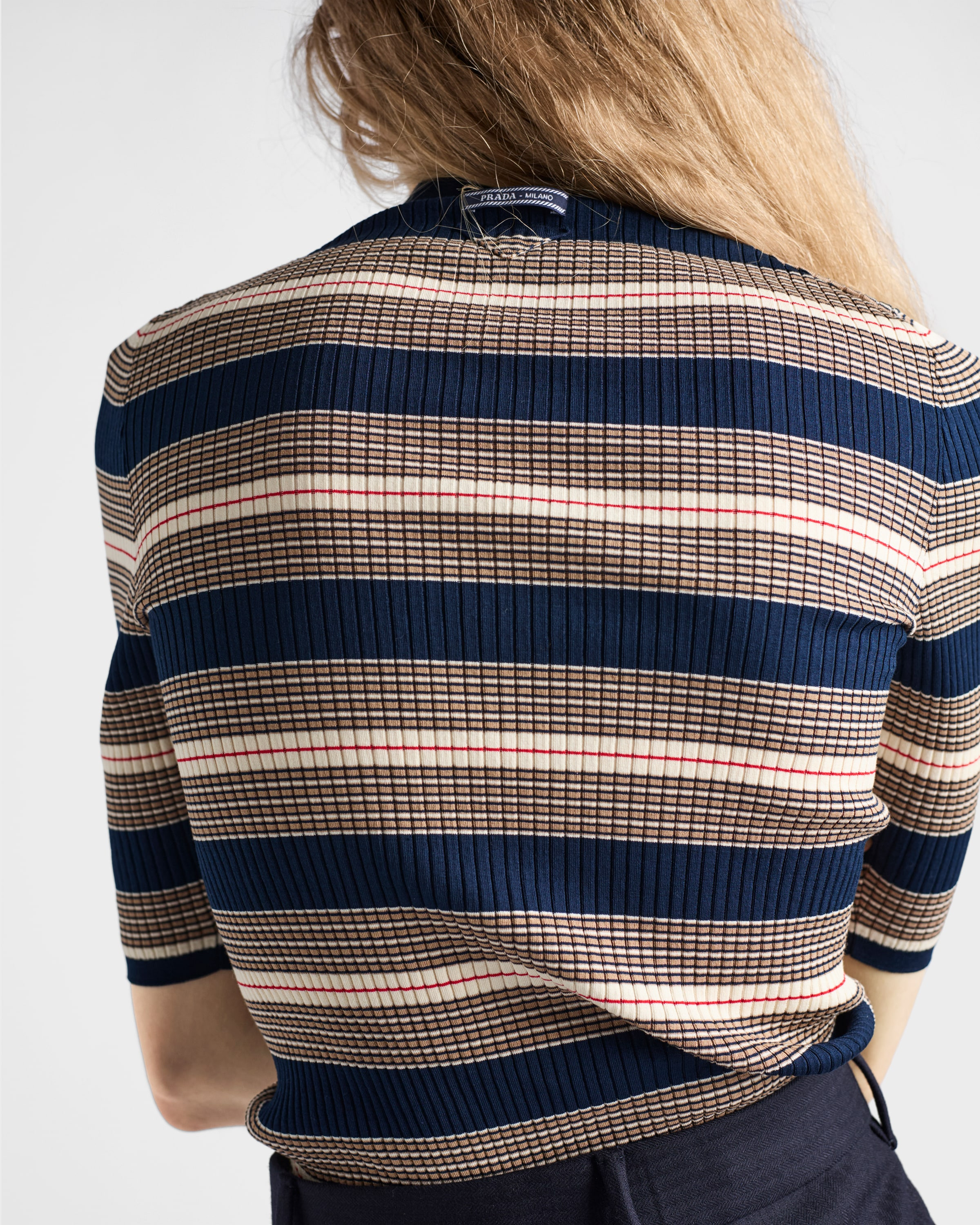 Striped cotton polo shirt - 4