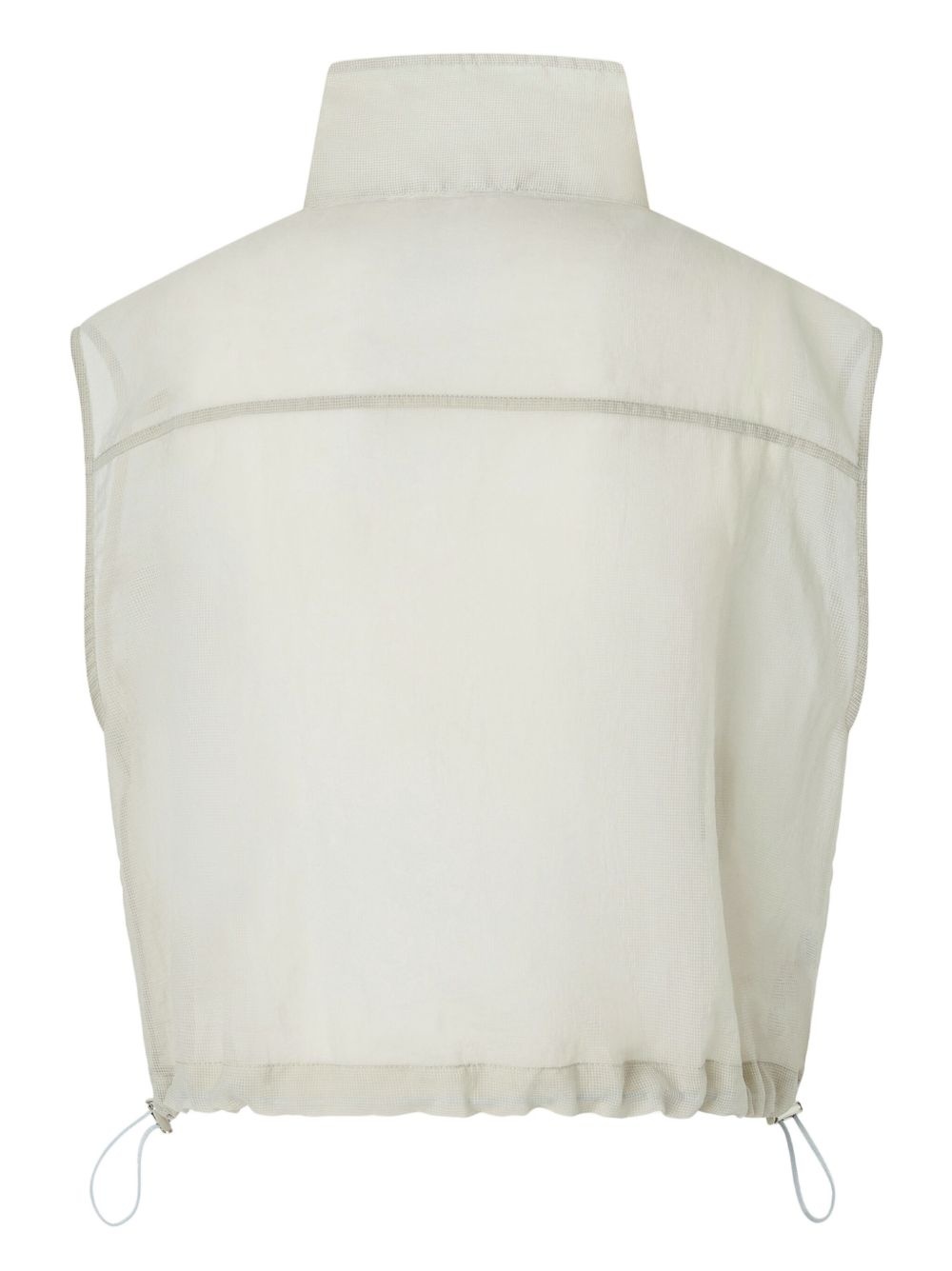 cropped gilet - 2