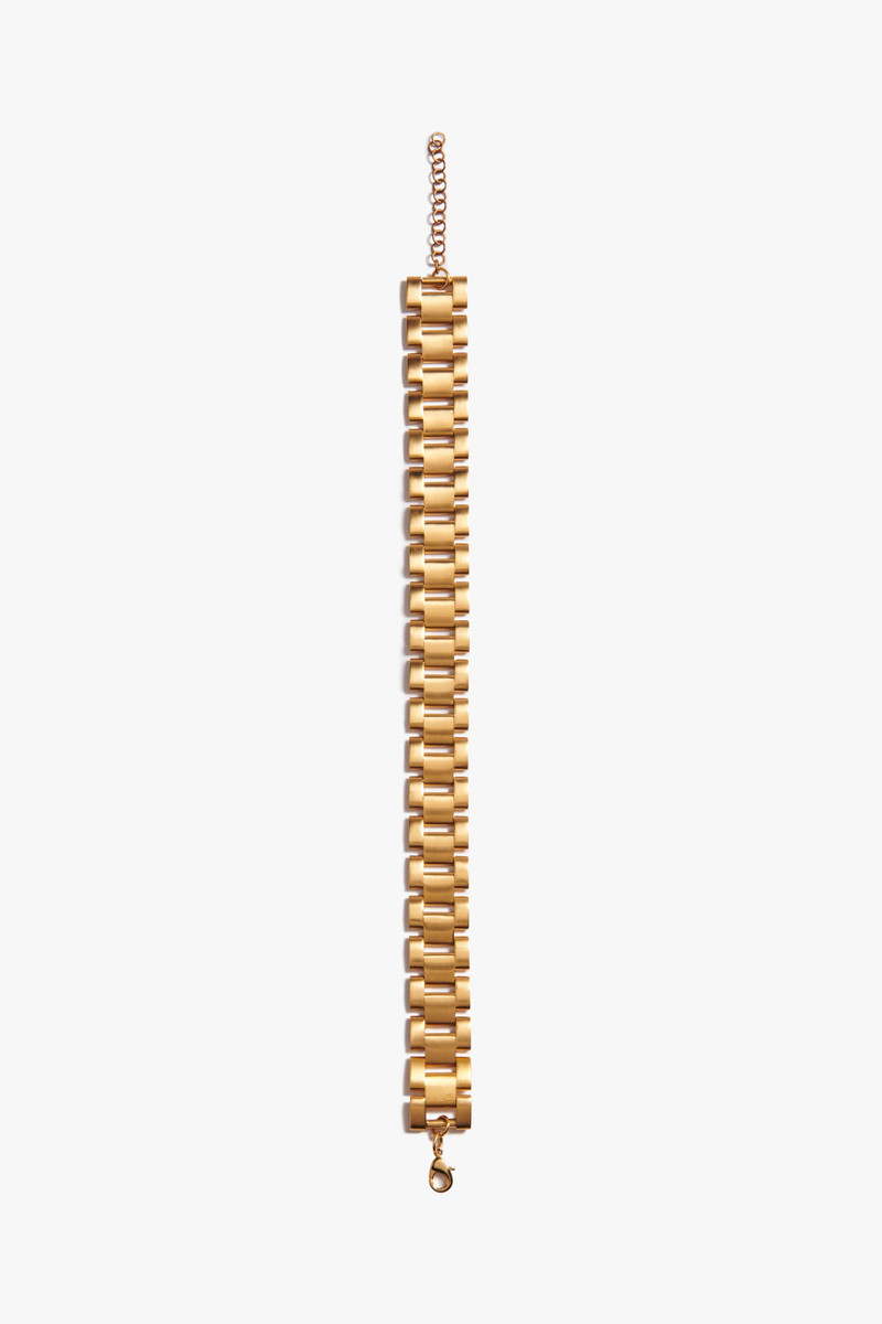 Victoria Beckham Watch Chain Choker in Gold outlook