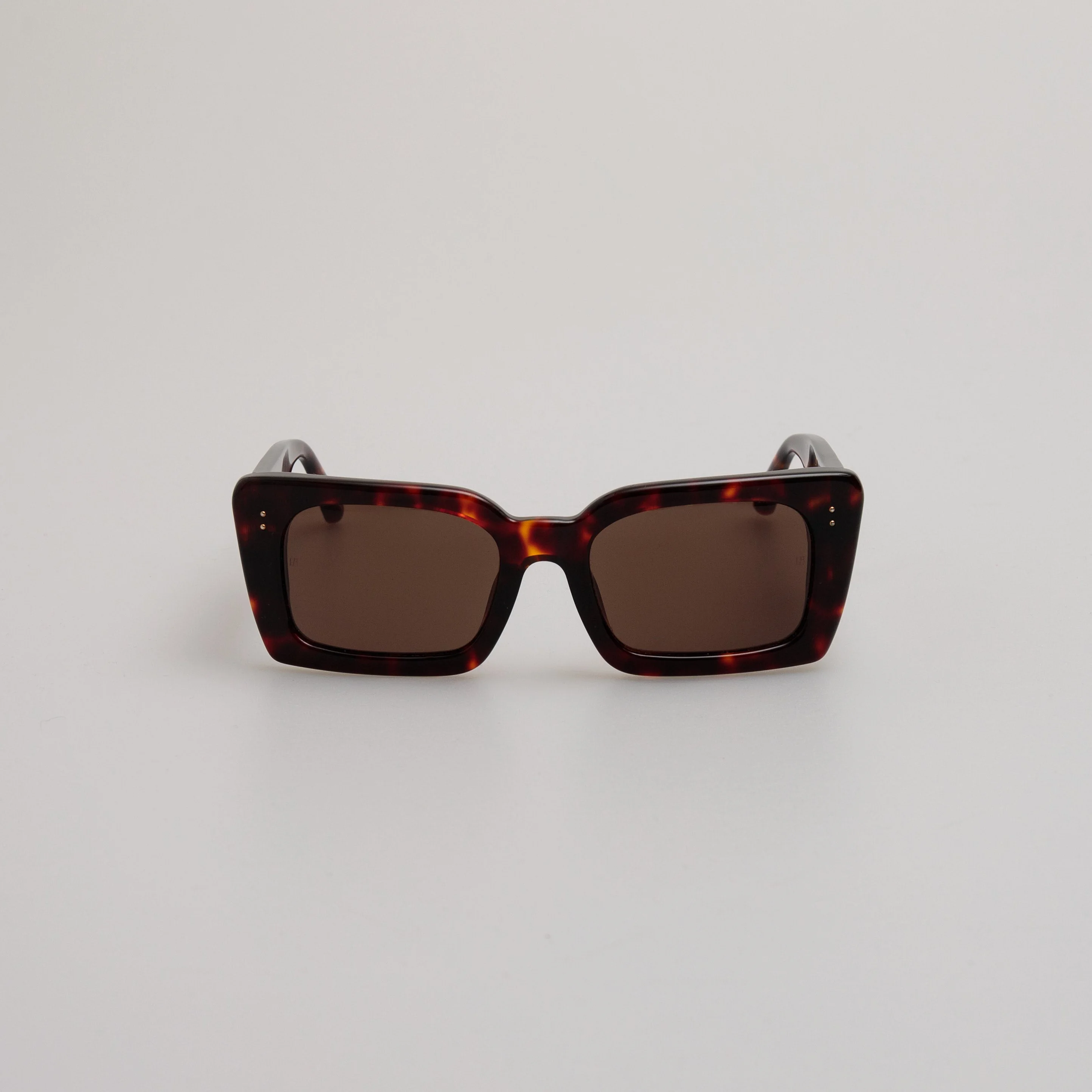 NIEVE RECTANGULAR SUNGLASSES IN TORTOISESHELL - 1