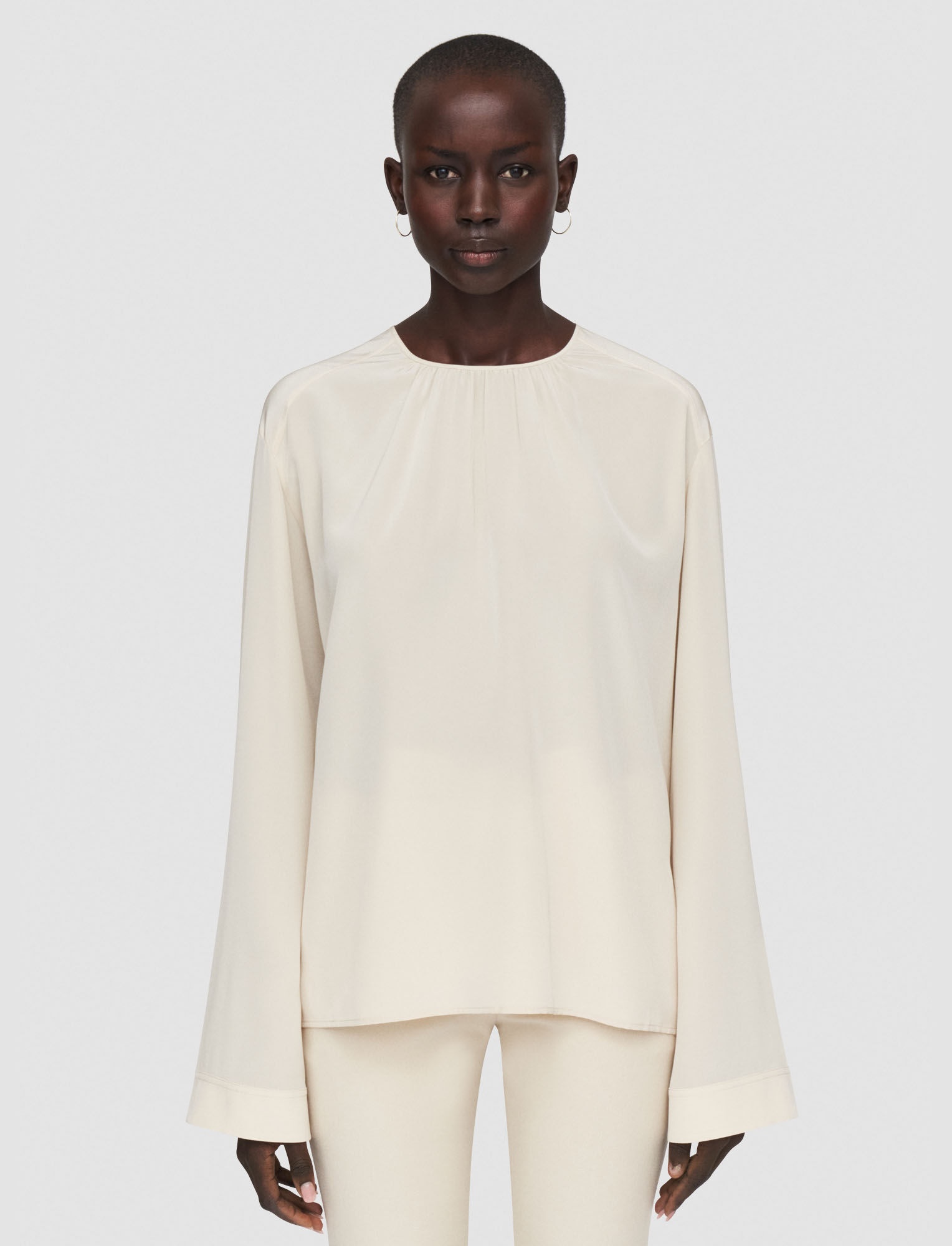 Silk Crepe de Soie Braidwood Blouse - 3