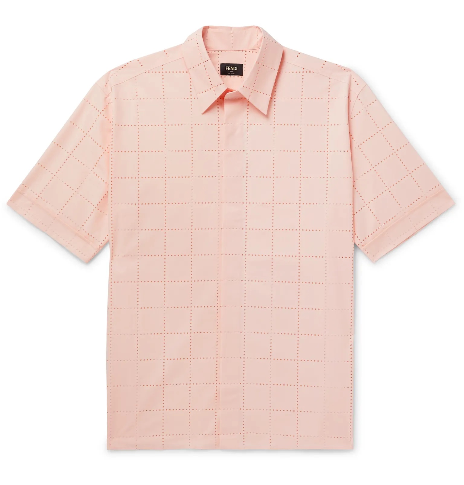 Perforated Cotton Shirt - 1