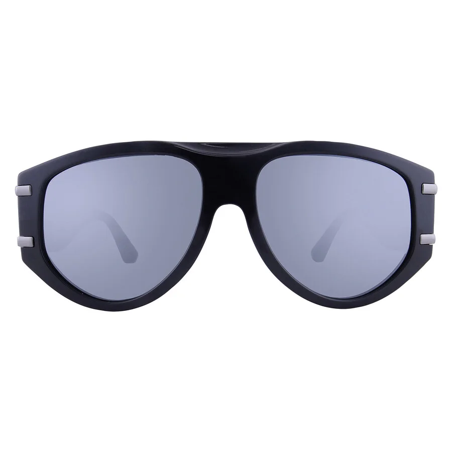 Dolce and Gabbana Dark Grey Mirror Pilot Ladies Sunglasses DG4499 501/6G 57 - 1