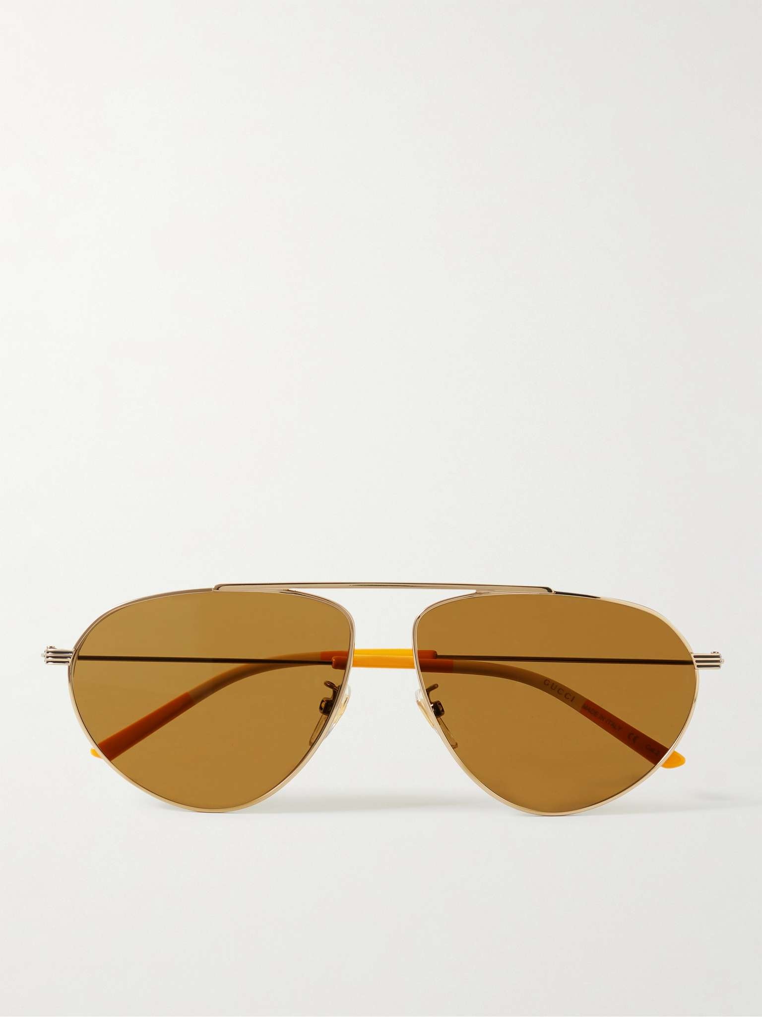 Aviator-Style Gold-Tone Sunglasses - 2