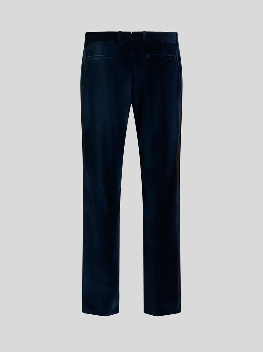 STRETCH COTTON EVENING TROUSERS - 6