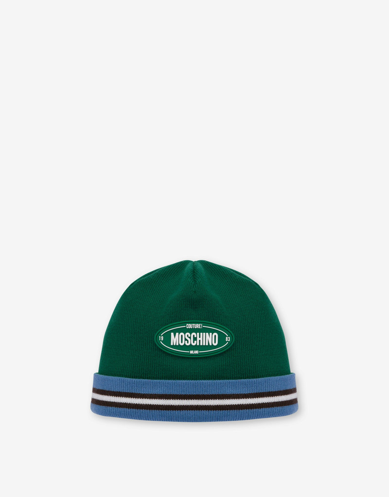 OVAL LOGO WOOL HAT 1