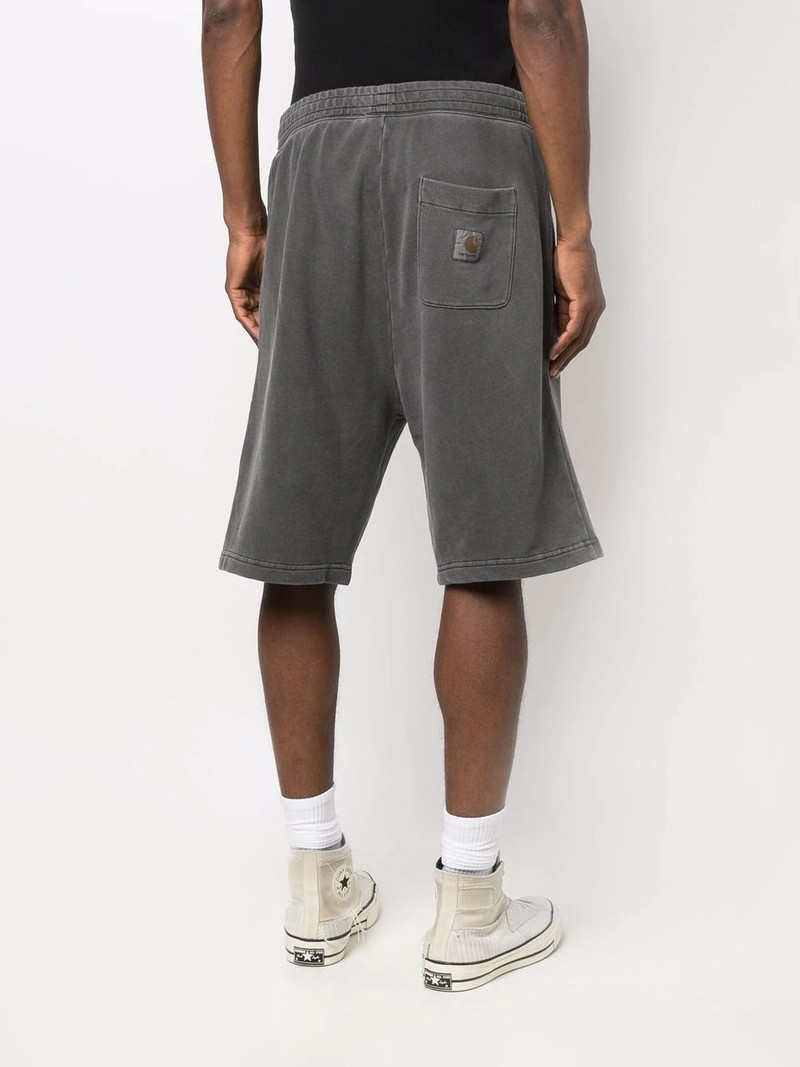 rear logo-patch shorts 4