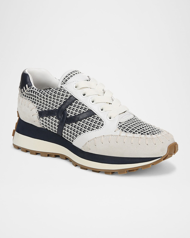 VERONICA BEARD Valentina Mesh Net Retro Sneakers outlook