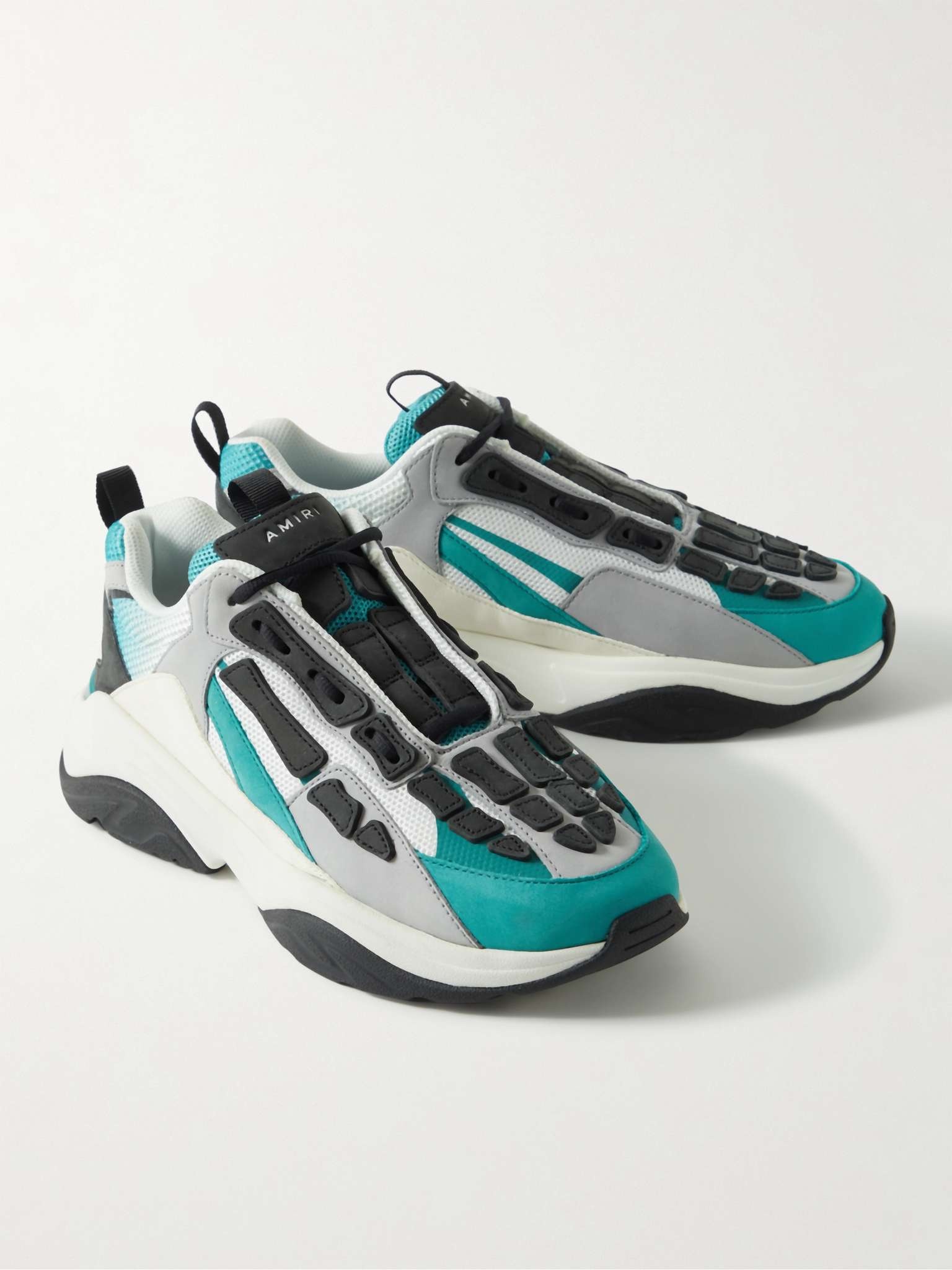 Bone Runner Nubuck-Trimmed Mesh Sneakers - 4