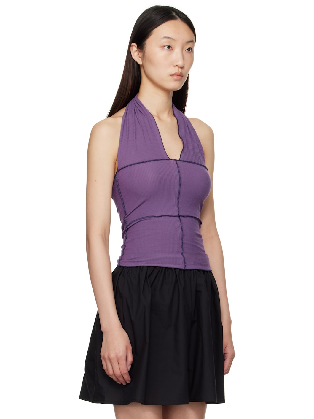 Purple Cinder Halter Top - 2