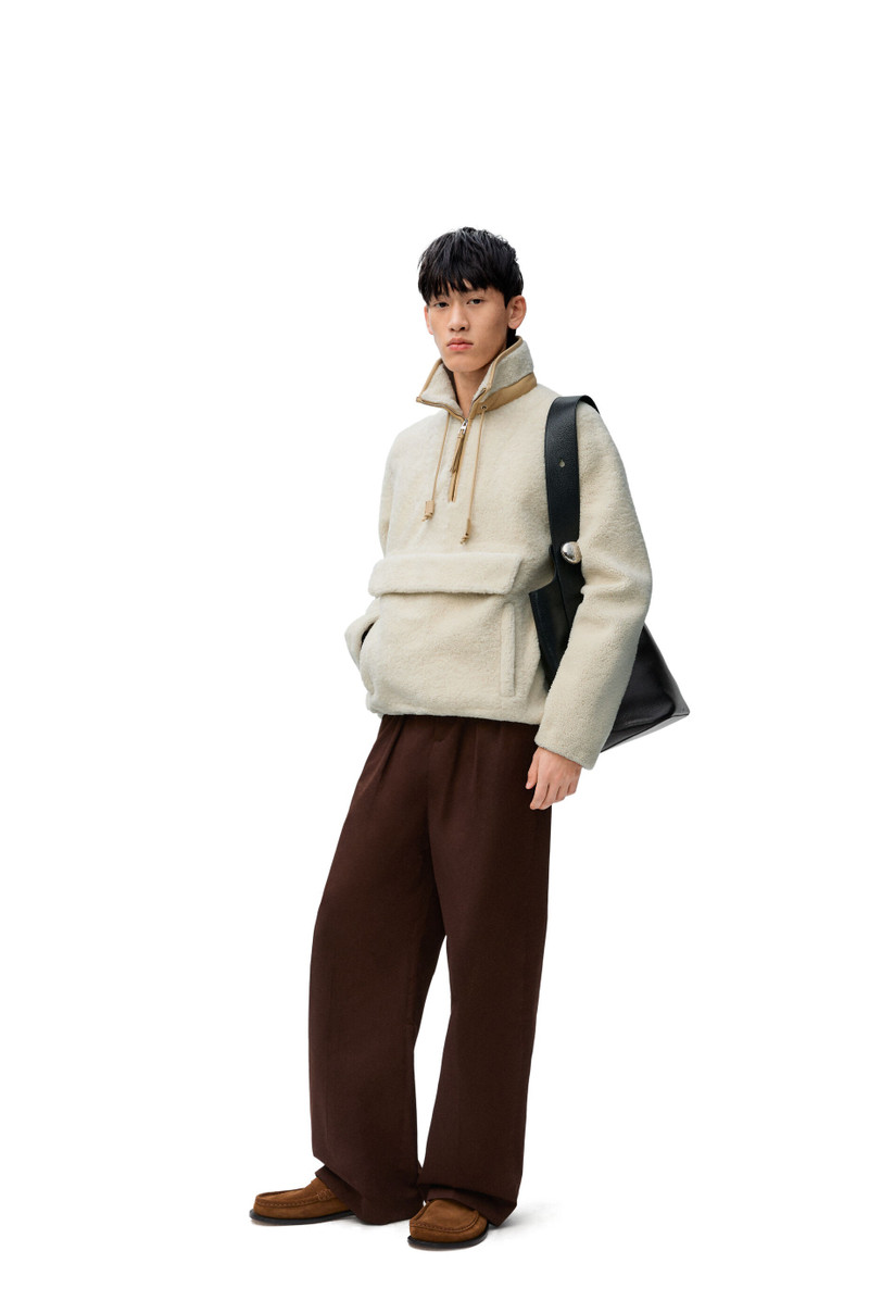 Loewe Anorak in shearling outlook