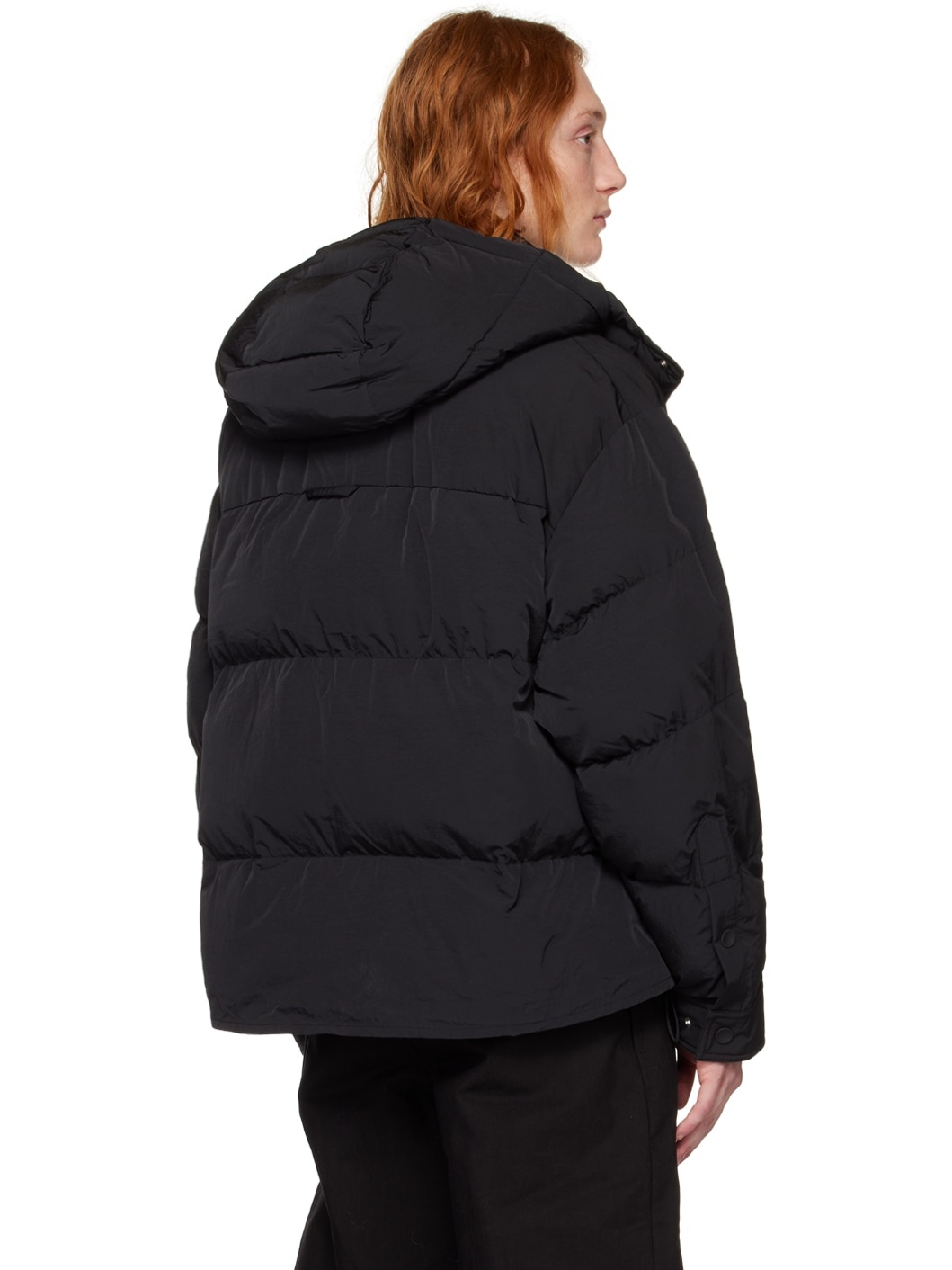 Black Le Papier 'La Doudoune Chemise' Puffer Jacket - 3