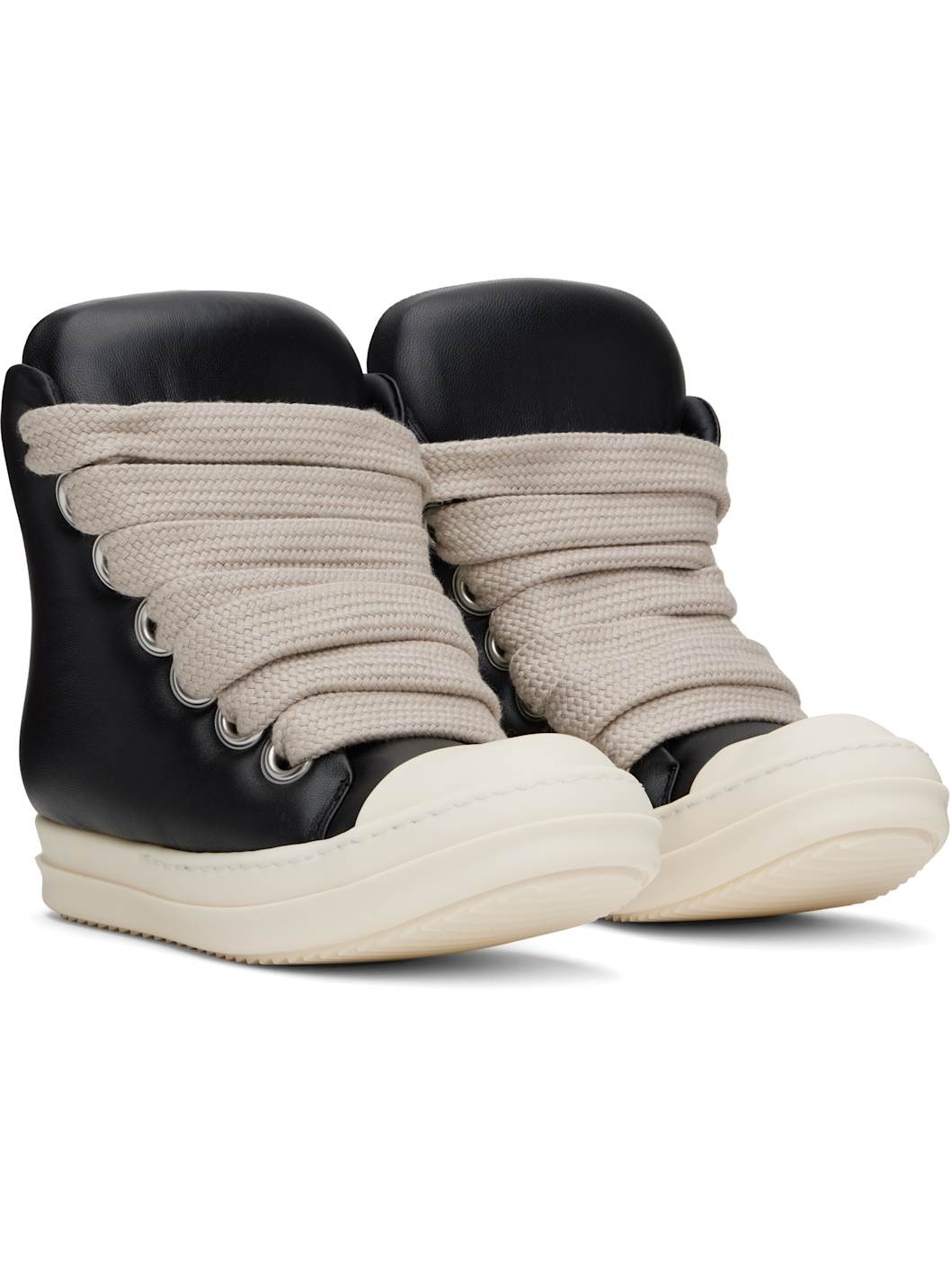 Black Hollywood Jumbolace Sneakers - 4