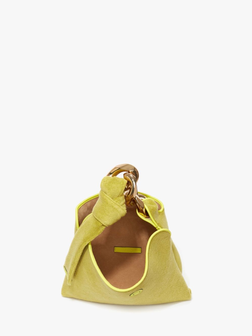 SMALL CHAIN HOBO - TERRY TOWEL SHOULDER BAG - 5