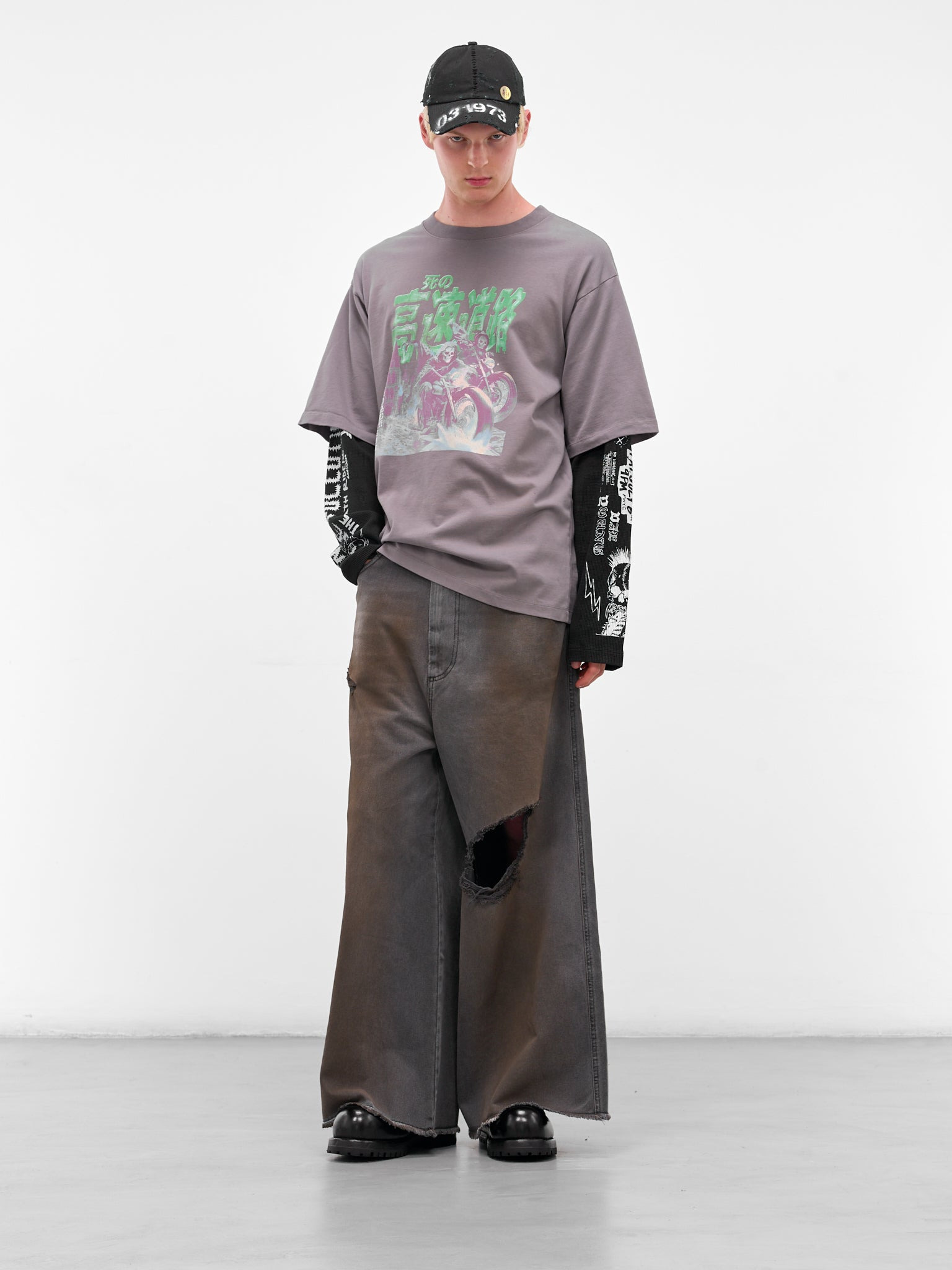 Ghost Rider Layered Double Tee - 6