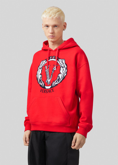 VERSACE Virtus Crest Hoodie outlook