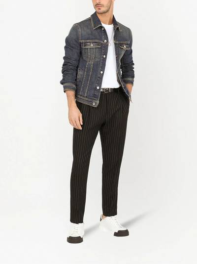 Dolce & Gabbana faded denim jacket outlook