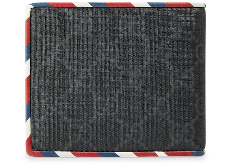 GUCCI Gucci Bifold Wallet Night Courrier GG Supreme Black outlook