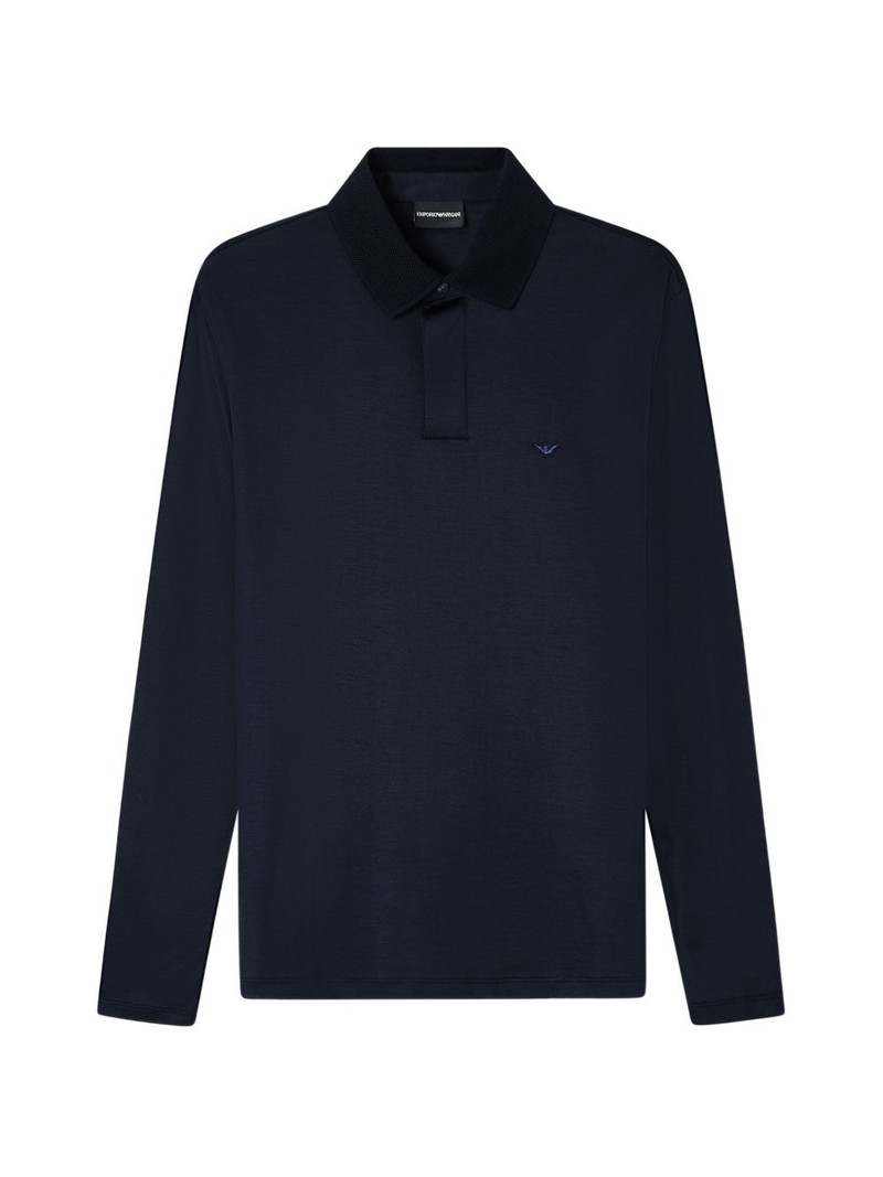 long-sleeve polo shirt 1