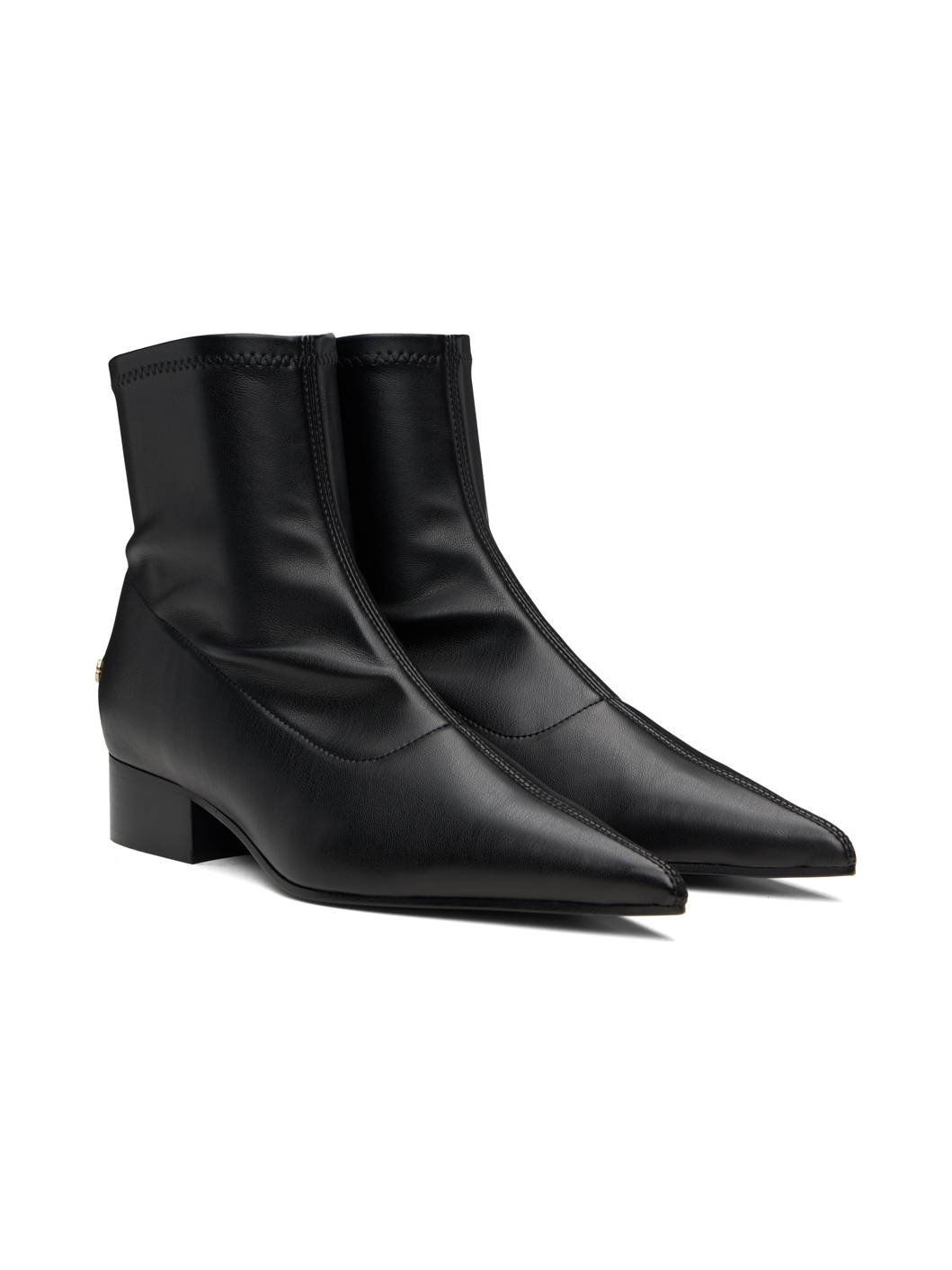 Black Hilda Flat Boots - 4
