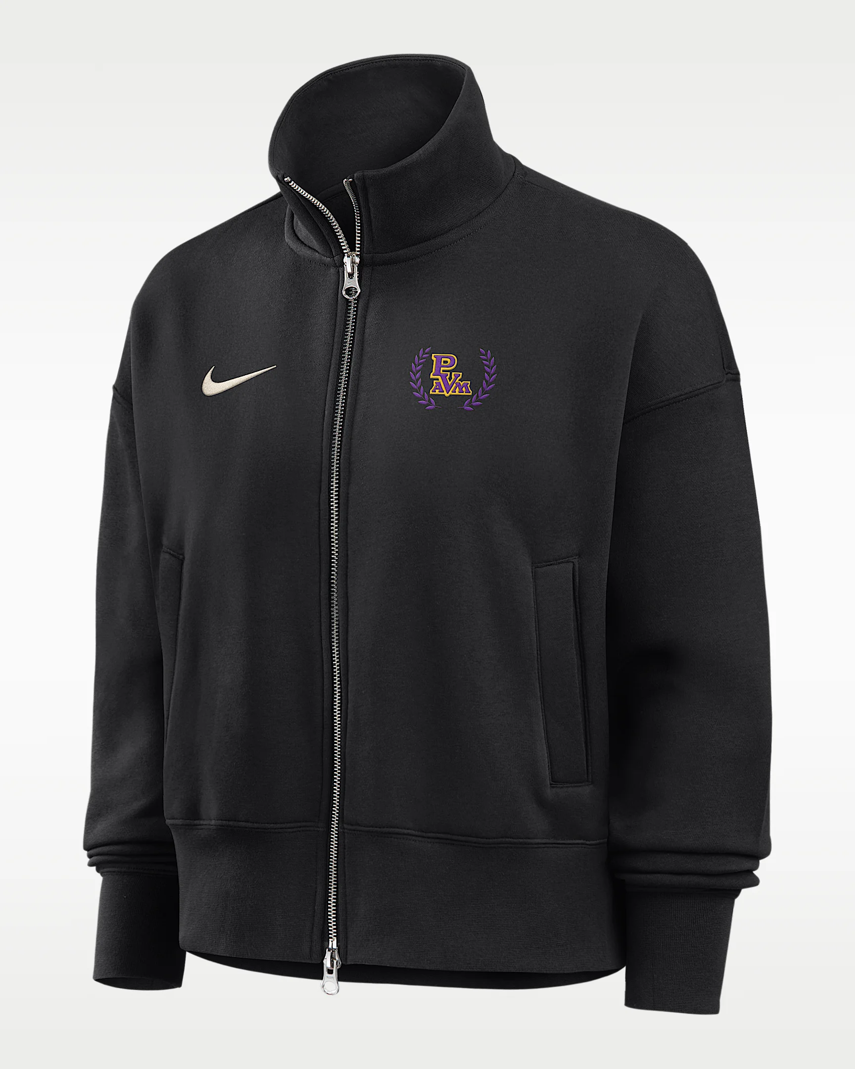 Nike College (Prairie View A&M University) Women's Nike Phoenix Fleece Track Jacket - 1