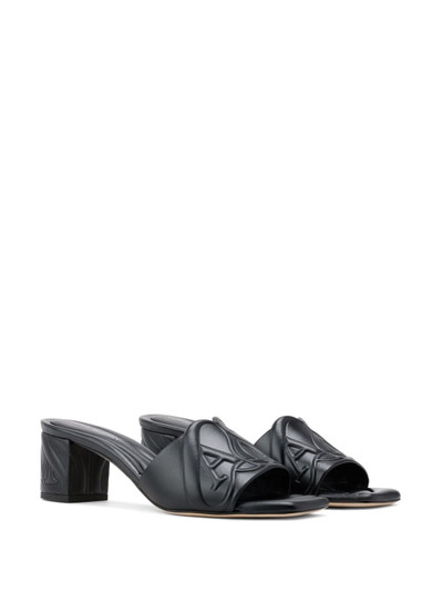 Alexander McQueen Seal 65mm leather mules outlook