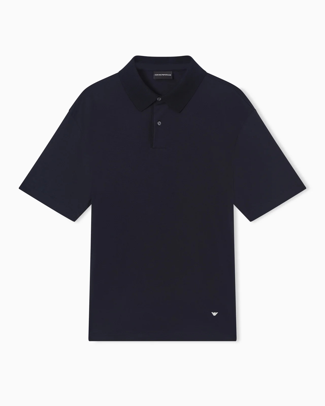 LOOSE-FIT POLO SHIRT IN LIGHT JERSEY - 1
