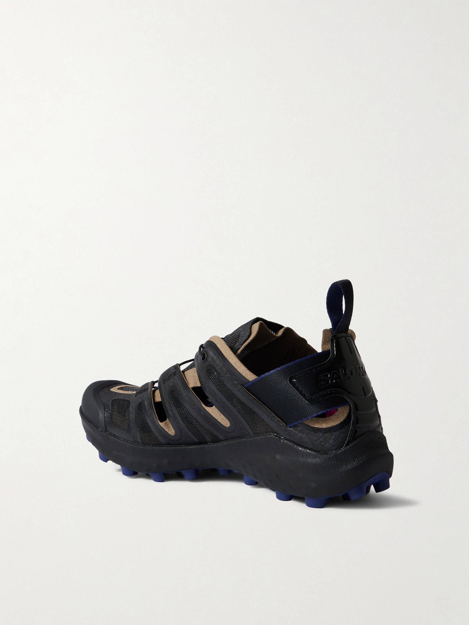 Udara Advanced cutout rubber and mesh sneakers Black - 3