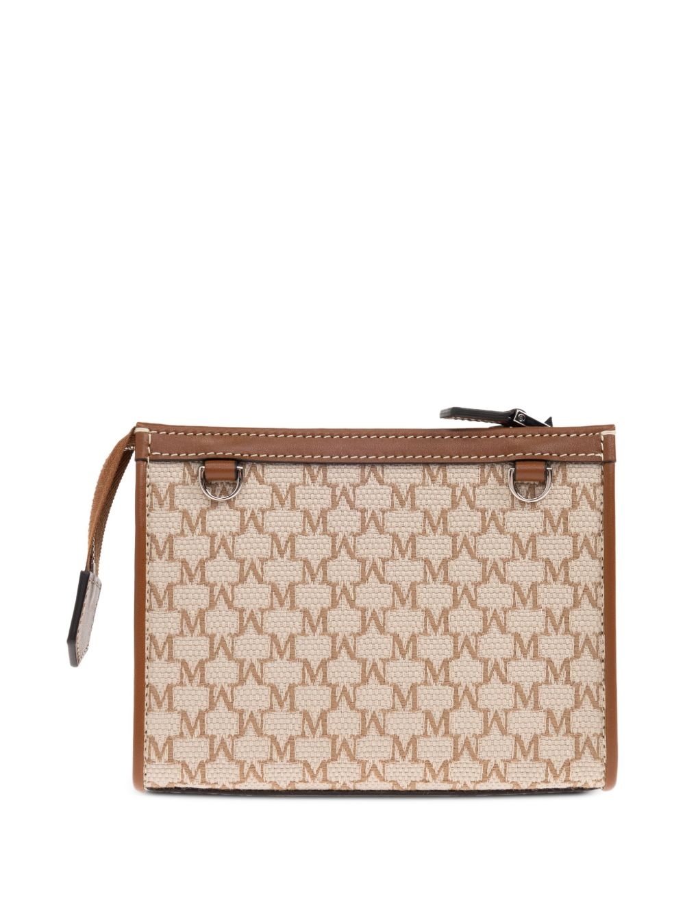 monogram-pattern clutch bag - 3