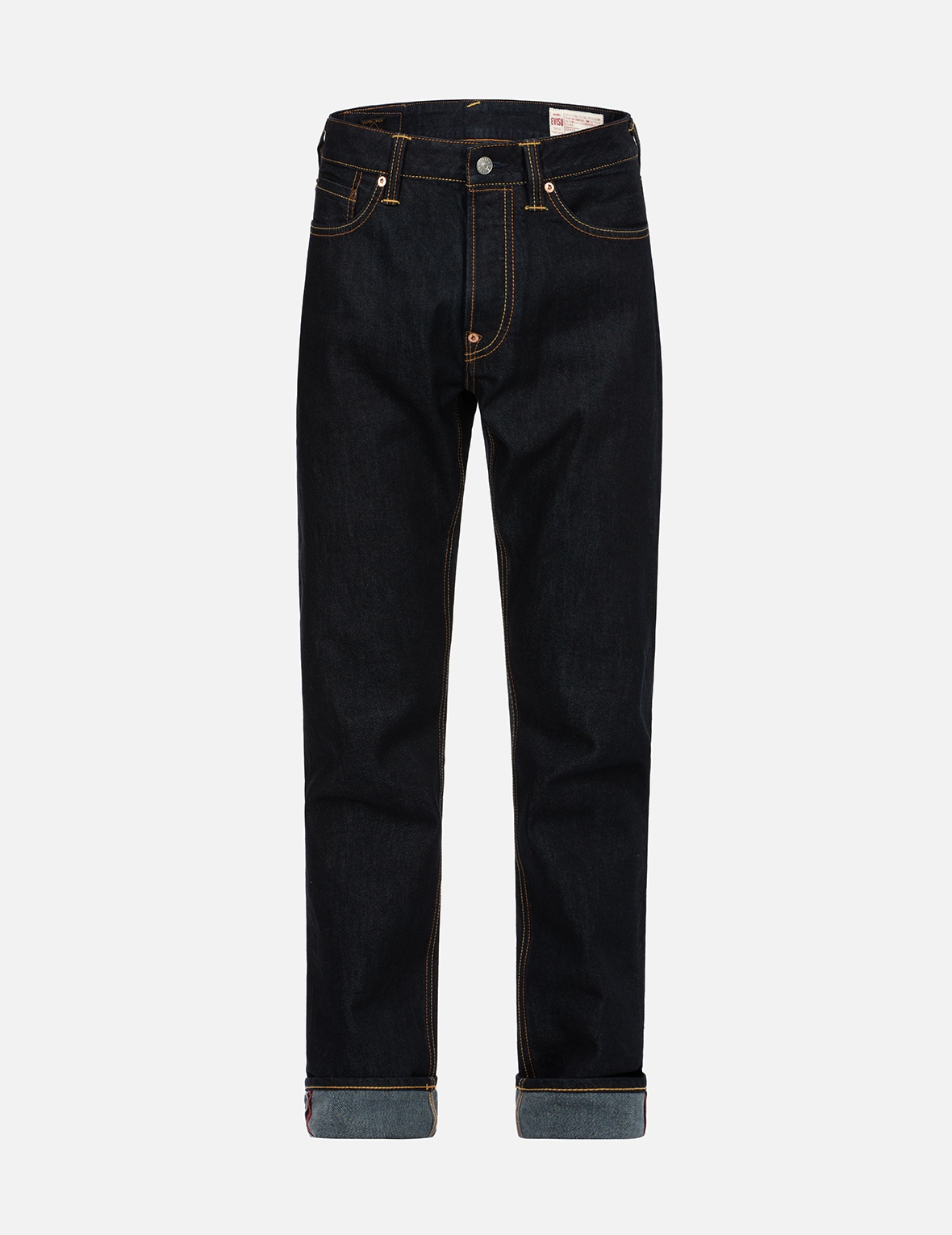 BRUSHSTROKE SEAGULL PRINT CARROT FIT SELVEDGE DENIM JEANS #2017 - 1