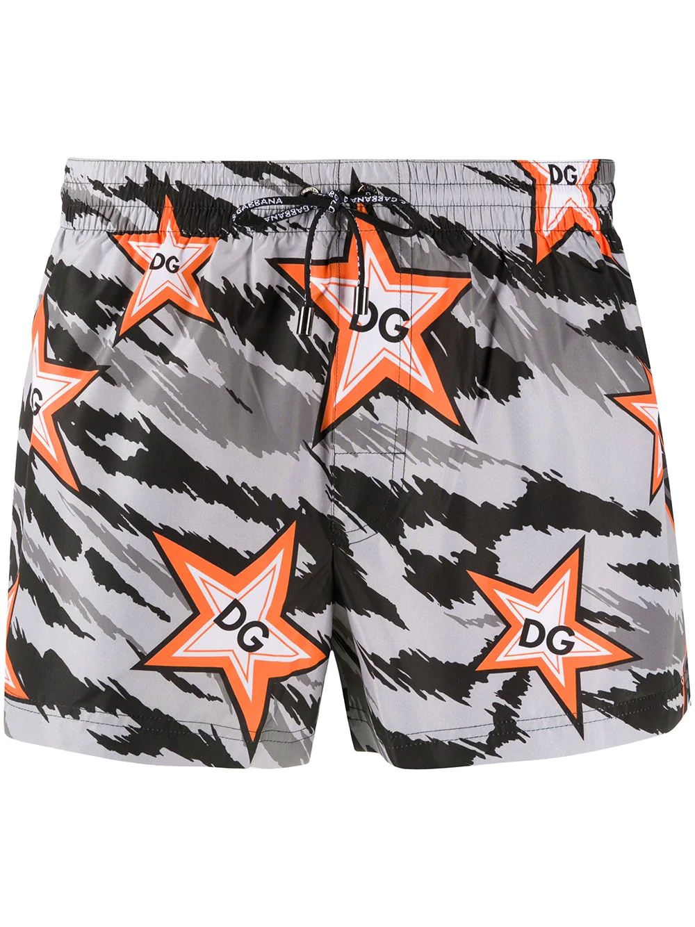 star pattern swim shorts - 1