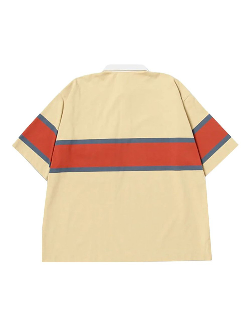 GRAMICCI striped rugby polo shirt outlook